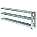 METALSISTEM スチールラック 連結専用 幅1727高653奥行250棚3段 MS1763D2S(3)