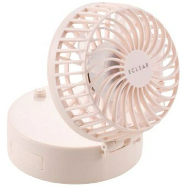 ELECOM｜エレコム ミニファン ミラー付き ピンク FAN-U251PN
