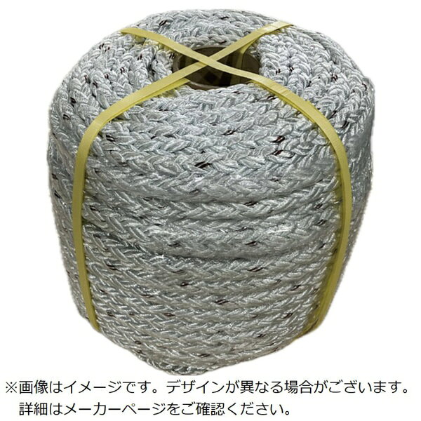 ■従来のナイロンクロスをはるかに上回る高強度【仕様】・・本体サイズ： φ16×100m・質量： 3.9kg・破断強度： 63.7kN・1個口