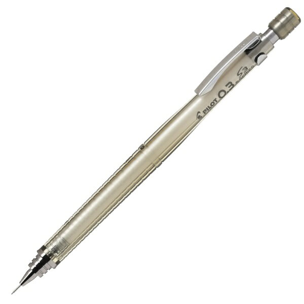 PILOT｜パイロット シャープペンシル(シャーペン) 0.3mm S3(エススリー) 透明ベージュ HPS-30R-TBE3