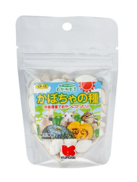 Foods - 黒瀬ペットフード｜Kurose Pet Food 自然派　殻付きかぼちゃの種　30g