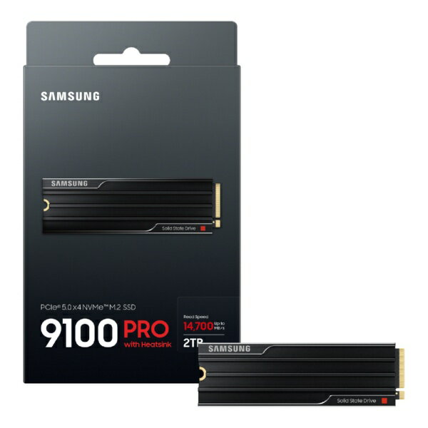 Samsung｜サムスン MZ-VAP2T0C-IT 内蔵SSD PCI-E Gen5接続 SSD 9100 PRO with Heatsink [2TB /M.2]【PCパーツ】お一人様1台限り - Image 2
