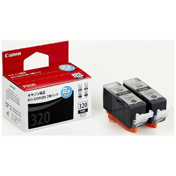 CANON�å���Υ� BCI-320PGBK2P �����ץ�󥿡����� PIXUS�ʥԥ������� �֥�å�[BCI320PGBK2P]