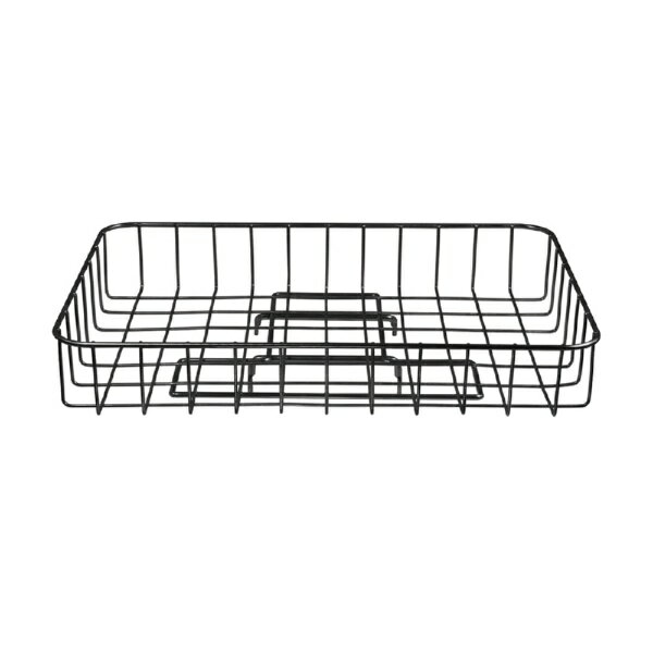 昭和インダストリーズ｜SHOWA INDUSTRIES ADVANS+f ワイヤーバスケット B502 超浅型 ブラック BRLHB502BLK