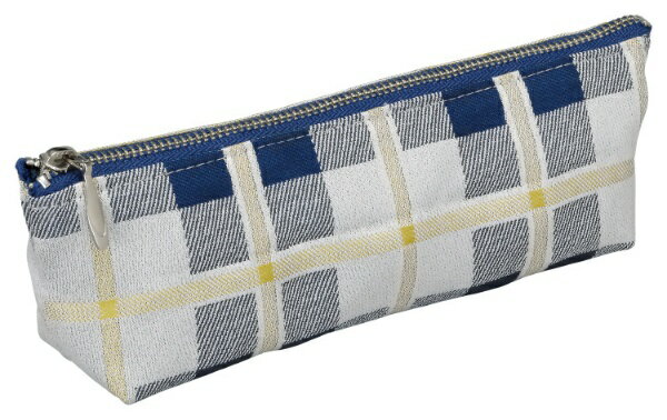 PILOT｜パイロット 桐生織 ソフト筆入れ ペンケースS Wanofu(和の布) タータンブルー PCW-1-L