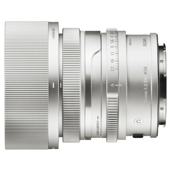 【エントリーで最大全額ポイント還元｜5/6まで】 SIGMA｜シグマ カメラレンズ 35mm F2 DG Contemporary シルバー ライカL /単焦点レンズ