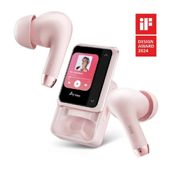 ikko Audioåǥ 磻쥹ۥ ActiveBuds եȥԥ AB02SIGB-PNK [磻쥹(ʬΥ) /Υ󥻥б /Bluetoothб]