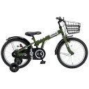 ジープ|Jeep 18型 子供用自転車 Jeepキッズサイクル(シングルシフト) OLIVE JE-18G2025年モデル【キャンセル・返品不可】 【代金引換配送不可】