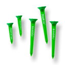 BANDEL|バンデル ゴルフティー TOURTEE LONG&SHORT 5piece set Neon Green BG-TTAS015
