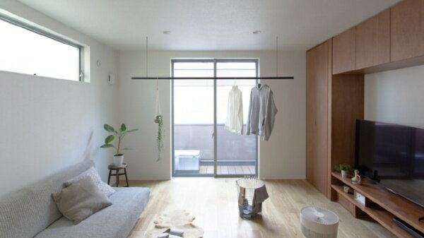 森田アルミ工業｜morita aluminum industry simple laundry bar SEN(セン) ブラック SUB23-BK