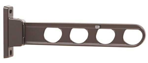 川口技研｜KAWAGUCHI GIKEN 屋外腰壁用物干 HD型 ローコストタイプ 1本 ホスクリーン ダークブロンズ HD-45-DB