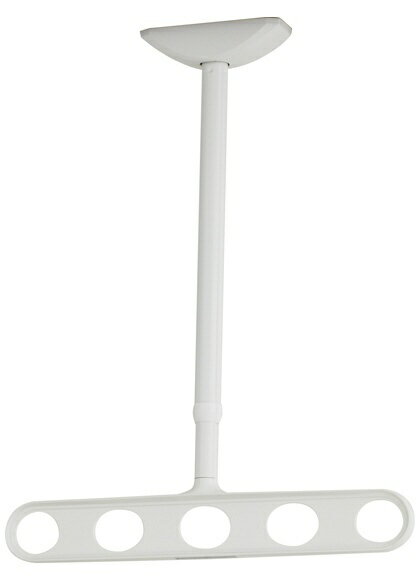 川口技研｜KAWAGUCHI GIKEN 屋外軒天用物干 ZA型 1組 ホスクリーン ピュアホワイト ZA-0745-PW