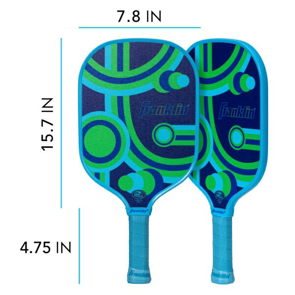フランクリン｜Franklin ピックルボール パドル FORTE YOUTH PADDLE ブルー×グリー...