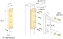 川口技研|KAWAGUCHI GIKEN 屋外物干用 面付パーツ 1袋 ホスクリーン ダークブロンズ HP-8B-DB