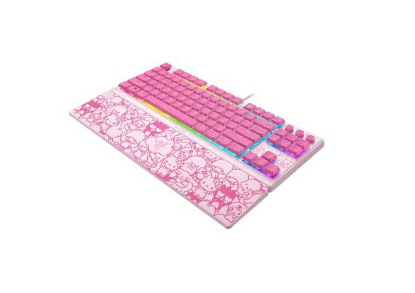 RAZER｜レイザー ゲーミングキーボード＋リストレスト Ornata V3 Tenkeyless(英語配列) Hello Kitty and Friends Edition RZ03-04881900-R3M1 [有線 /USB]