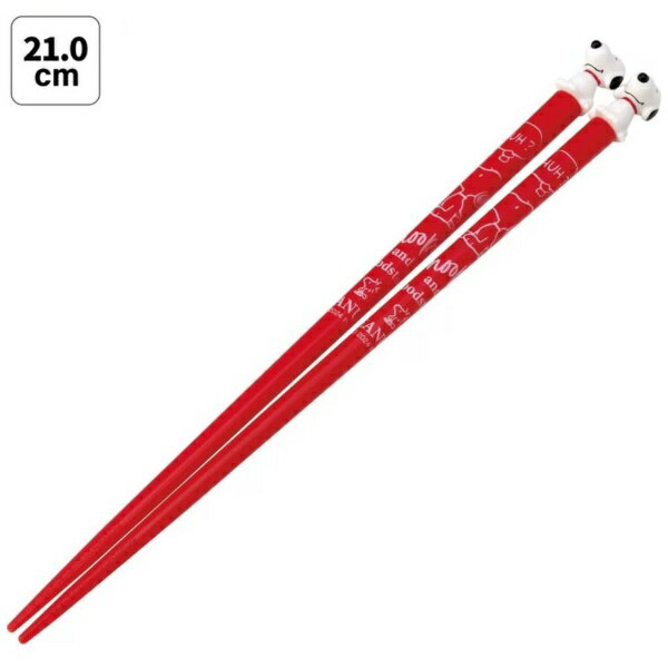 Skater｜スケーター マスコット付アクリル箸 21cm SNOOPY AAD45