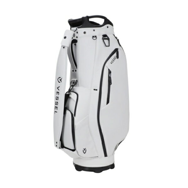 VESSEL｜ヴェッセル キャディバッグ LUX 7 JP 2.0 White LUX7JP2.0_25SS [9型 /※47インチクラブ対応 /7分割 /約5.0kg]