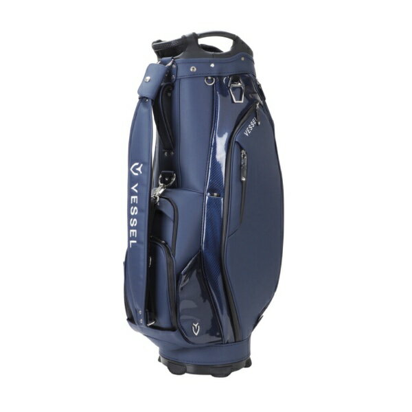 VESSEL｜ヴェッセル キャディバッグ LUX 7 JP 2.0 Carbon navy LUX7JP2.0_25SS [9型 /※47インチクラブ対応 /7分割 /約5.0kg]