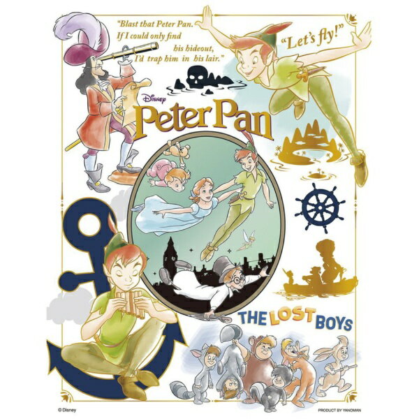 やのまん｜YANOMAN プチ2ライト ディズニー 42-119 カラフル・ゴールド/ピーター・パン