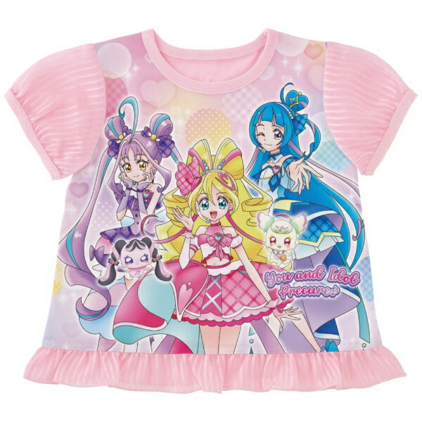 BANDAI｜バンダイ キミとアイドルプリキュア♪ 勇気がでる！光るパジャマ（A）（100cm） ピンク