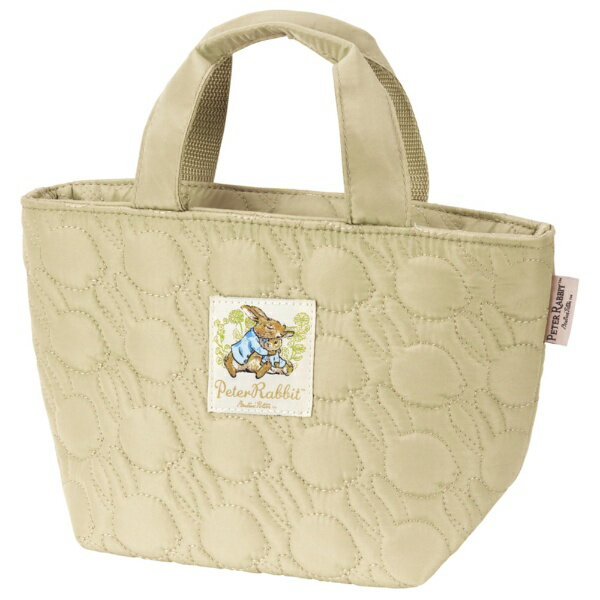 Skater｜スケーター キルティング生地ランチバッグ ピーターラビット
