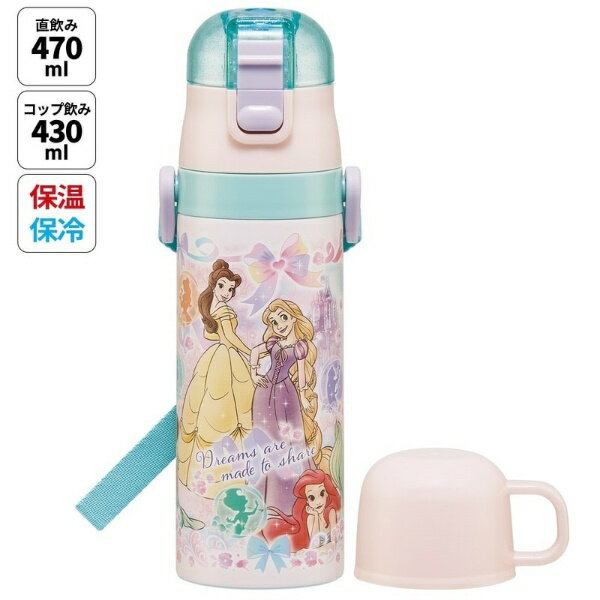 Skater�å��������� Ķ����2WAY���ƥ�쥹�ܥȥ�470��430ml �ץ�󥻥�25