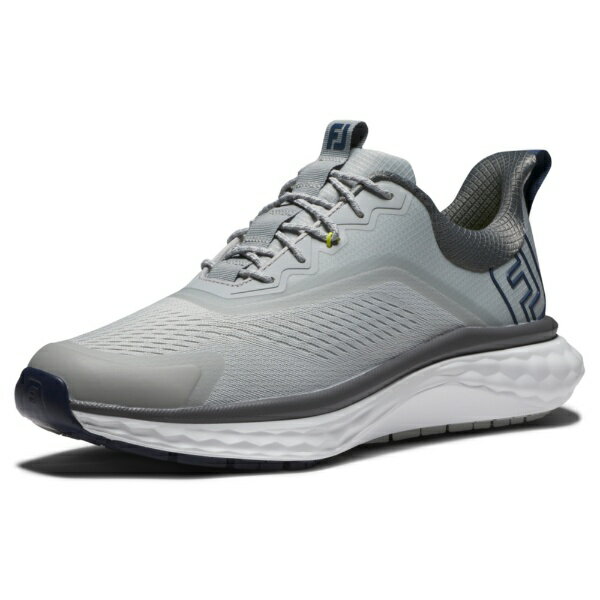 フットジョイ|FootJoy メンズ ゴルフシューズ クオンタム Laced グレー×ホワイト 56991 [メンズ /26.5cm /幅:Wide(3E相当)...