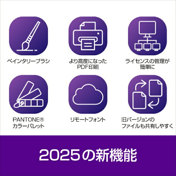 ������륳���ݥ졼������COREL CorelDRAW Graphics Suite 2025 ���ꥢ�륳������ [Win��Mac��]