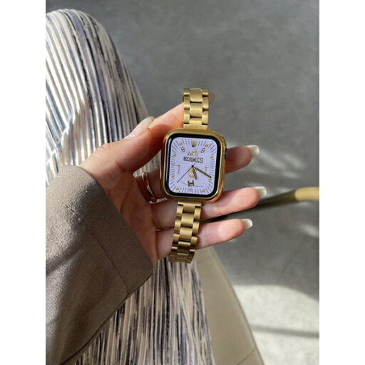 GAACAL|ガーカル APPLE WATCH 1-10/SE1-2 38/40/41/42(10のみ)MM 「大人ウォッチ」ステンレスバンド 調節可能 GAACAL ゴールド W00014GA GAACAL|ガーカル APPLE WATCH 1-10/SE1-2 38/40/41/42(10のみ)MM 「大人ウォッチ」ステンレスバンド 調節可能 GAACAL ゴールド W00014GA
