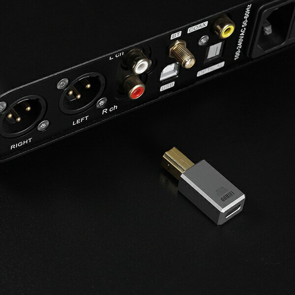 ddHiFi�åǥ����ǥ����ϥ��ե��� USB�Ѵ������ץ� [USB-B �������᥹ USB-C] TC01B