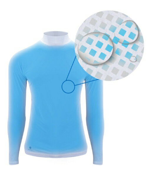 イオンスポーツ｜EON SPORTS 男女兼用 ICE MESH アイスメッシュ Vネック長袖アンダ...
