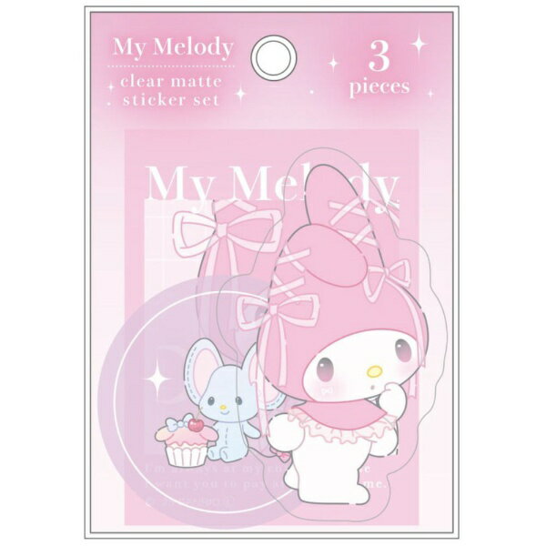 ティーズファクトリー｜T’S FACTORY サンリオ クリアマットステッカーセット バレエコア/マイメロディ