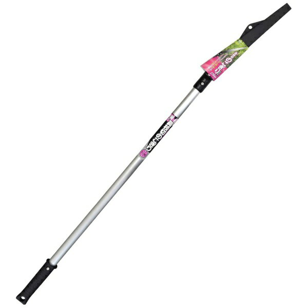 石鋸工業製の高枝切鋸です。SK-5炭素工具鋼を使用し、刃渡りは270mm。全長約126cmと、高い枝も楽に切断できます。現場での作業効率を上げる頼もしいアイテムです。