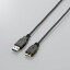 쥳ELECOM 1.0m USB3.0֥ AۢΡmicroB [˺٥]ʥ֥åˡUSB3-AMBX10BKrb_ cable_cpn