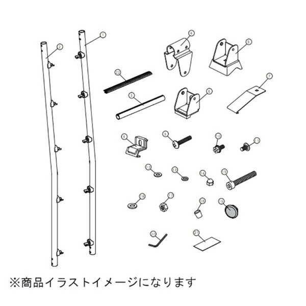 ロッキープラス｜Rocky+ リアハシゴ　アルミ　ハイエース AK-31
