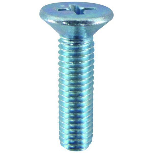 ダイドーハントのユニクロメッキ皿小ねじです。M6×10サイズで、20本入りです。全ネジタイプで、ねじピッチは1.0mmです。プラスドライバーで締結できます。