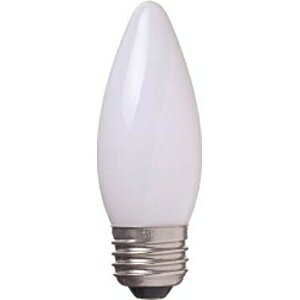 Filament Lamps - YAZAWA｜ヤザワ C372640F 電球 フロスト [E26 /シャンデリア電球形 /電球色 /1個][C37E2640W]