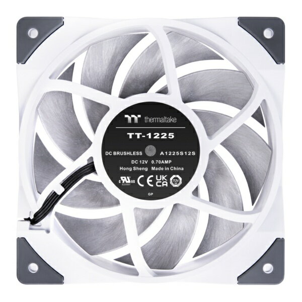 THERMALTAKE�å����ޥ�ƥ��� �������ե����120mm / 2000RPM�� TOUGHFAN 12 �ۥ磻�� CL-F117-PL12WT-A