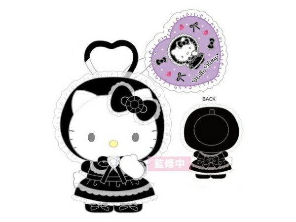 TCP｜ティーシーピー ハローキティ ラブリーフリルマスコットKH ロリータ (ブラック)