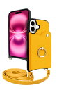 shizukawill|シズカウィル iPhone 16 ケース カバー ショルダーケース アイファンデ5 フルール カルダモン APIP16IF53OR(2)