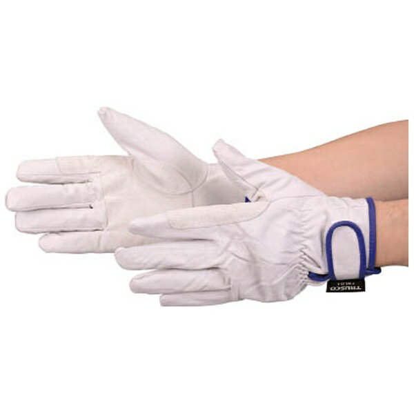 トラスコ中山｜TRUSCO NAKAYAMA マジック式防寒豚本革手袋　当て付タイプ　Lサイズ　TWLGL