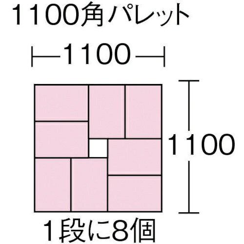 トラスコ中山｜TRUSCO NAKAYAMA F型エコキャップ再生コンテナ用蓋　ライトブルー　...