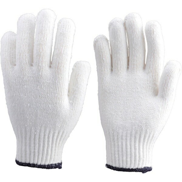 トラスコ中山｜TRUSCO NAKAYAMA エコ白軍手 ＃600(12組) ホワイト TGS600 [フリーサイズ]