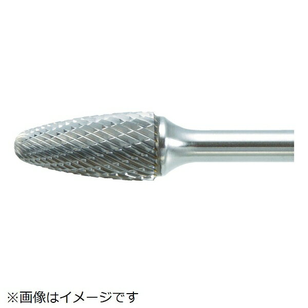 トラスコ中山｜TRUSCO NAKAYAMA 超硬バー　砲弾型　Φ6X刃長12．7X軸6　ロング　シングルカット　TB3C060SL150