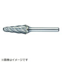 トラスコ中山|TRUSCO NAKAYAMA 超硬バー テーパー(先丸) Φ16X刃長30X軸6 アルミカット TA7C160(4)