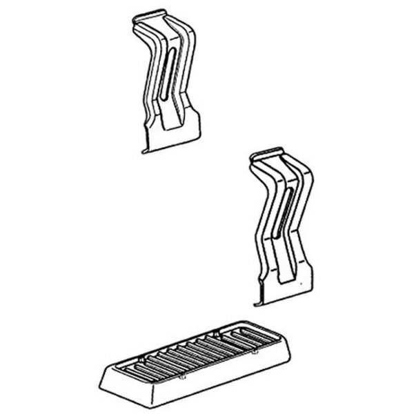 タフレック｜TUFREQ 屋根置タイプ脚用 取付けキット TF1