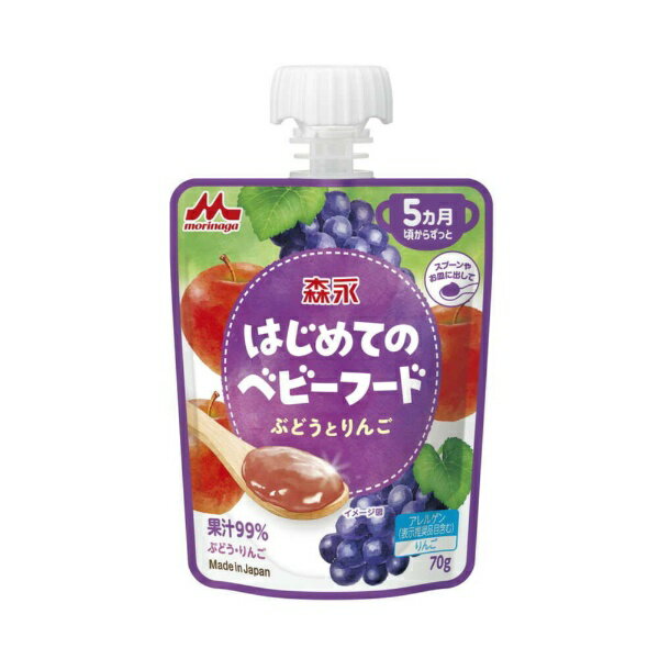 5か月ごろから　　いつでもどこでもスプーン1本で食べさせられる、とろっとなめらかなベビーフードです。