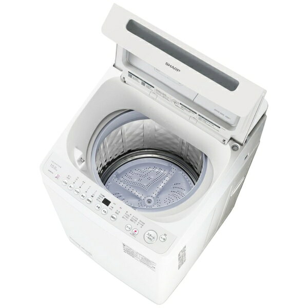 SHARP�å��㡼�� ����ư������ �ۥ磻�ȷ� ES-SW10K-W [����10.0kg /���絡ǽ̵ /�峫��]