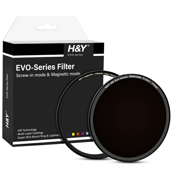 H&Y｜エイチアンドワイ EVO NDフィルター 77mm ND1000 EN1000-77