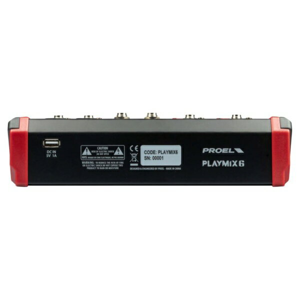 Proel�åץ����� �̥���ѥ��ȥߥ�������6ch ���ե���������¢ MP3Ͽ�� Bluetooth��� PLAYMIX6JP